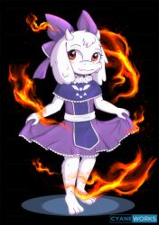 toriel from undertale by cyaneworks
