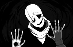 w.d. gaster from undertale by nanobanana