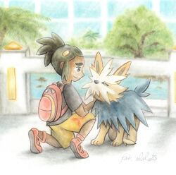 hau (pokemon) from pokemon
