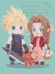 aerith gainsborough from final fantasy by arestear0701