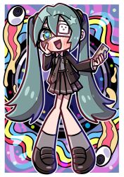 hatsune miku from monitoring (vocaloid) by akina mochi