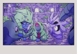 larvitar from pokemon by onamuzi illust