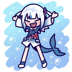 gawr gura from hololive by akina mochi