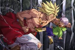 broly (dragon ball z) from dragon ball by on (isk1812)
