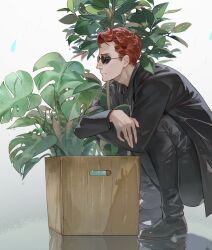 crowley (good omens) from good omens by noir (ibaraki)