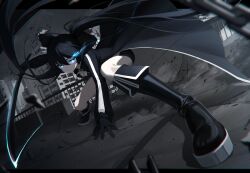 black rock shooter (character) from black rock shooter