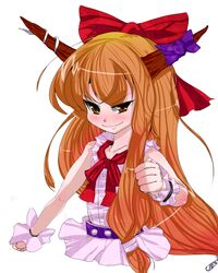 ibuki suika from touhou by niwatori gunsou