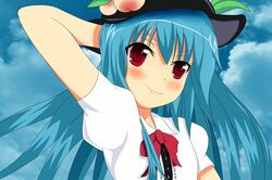 hinanawi tenshi from touhou by toranashi
