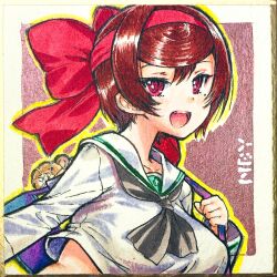tsuruki shizuka from girls und panzer by nabeyu