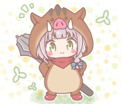 shirogane noel from hololive by mitarashi neko