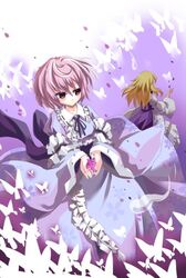 saigyouji yuyuko from touhou by kaze yetworldview