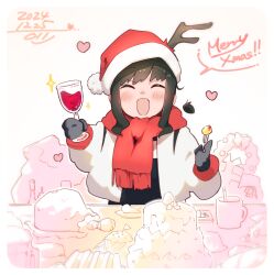 fubuki (kancolle) from christmas by ma rukan