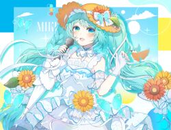 hatsune miku from magical mirai (vocaloid)