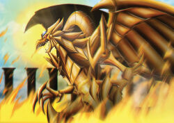 the winged dragon of ra from yu-gi-oh!