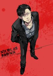 nicolas brown from gangsta by negi (ulog'be)