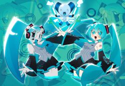 hatsune miku from my life as a teenage robot
