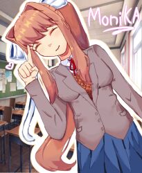 monika from doki doki literature club