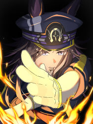fenomeno (black flames of the righteous spirit) (umamusume) from umamusume