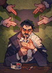 harry du bois from disco elysium by lildisgustinart