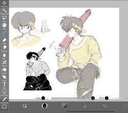 hibiki ryouga from ranma 1/2 by eextrovrt