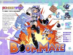 silver wolf (honkai: star rail) from bomberman