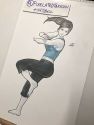 wii fit trainer (female) from wii fit by takkun (takkun art)