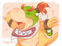 bowser jr. from super mario bros. by hanaon