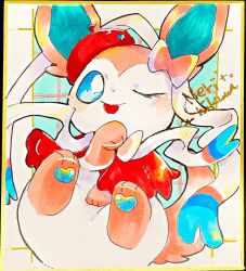 sylveon from pokemon by banchiku