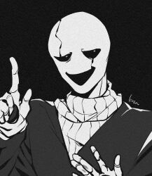 w.d. gaster from undertale by kosafordraw