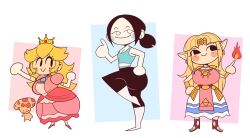 princess peach from super mario bros.