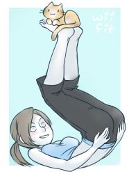wii fit trainer (female) from wii fit