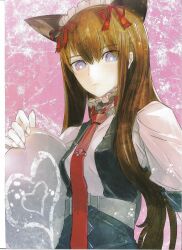 makise kurisu from science adventure by huke