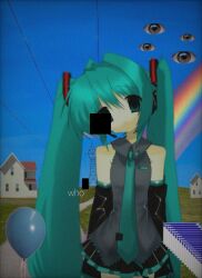 hatsune miku from vocaloid