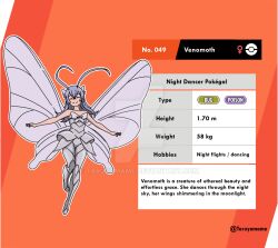 venomoth from pokemon