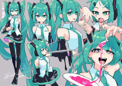 hatsune miku from vocaloid