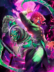 hierophant green from jojo no kimyou na bouken by carlos morilla