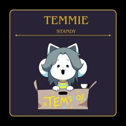 temmie from undertale by august minner