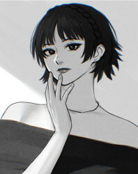 niijima makoto from persona by ikhwan maulana