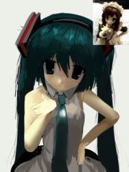 hatsune miku from vocaloid