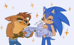 sonic the hedgehog from crash bandicoot
