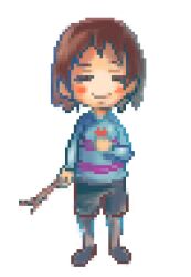 frisk (undertale) from undertale by pewpewstudio