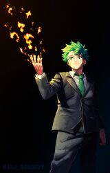 midoriya izuku from boku no hero academia by aka nobodyy