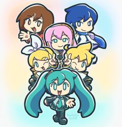 hatsune miku from vocaloid