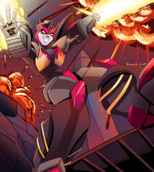 the transformers (idw) fan art