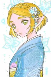 princess zelda from the legend of zelda by mouyi