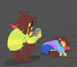 frisk (undertale) from deltarune
