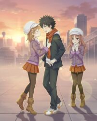 kamijou touma from toaru kagaku no railgun