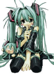hatsune miku from vocaloid