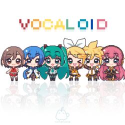 hatsune miku from vocaloid