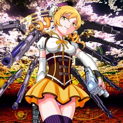 tomoe mami from mahou shoujo madoka magica by nike (artist)